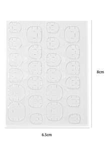 4800pcs(200sheets)/2400pcs(100sheets)/1200pcs(50sheets) Double-Sided Nail Glue Suitable For Nail Stickers, Jelly Double-Sided Adhesive Stickers, DIY Nail Art Stickers Nails - Army Green - View 10