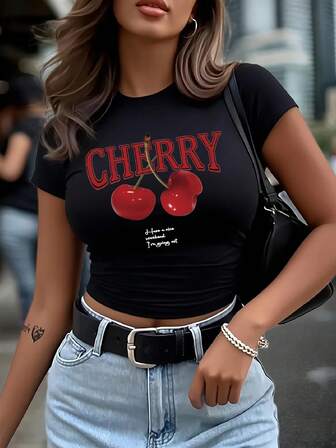 Women's Summer Tops Dice Pattern Printed Women's Short-Sleeved Women's Casual T-Shirt,Winter Clothes For Women