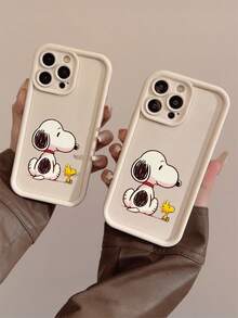 A Cartoon Snoopy Pattern, A High-Bamboo Anti-Drop Phone Case Made Of Tpu Material, Can Be Given As A Holiday Gift. It Is Suitable For IPhone Xs/ XS Max /Xr/11, 12, 13, 14, 15, 16pro/Promax/14, 15, 16plus/17, And Is Suitable For Both Men And Women - 彩色 - 查看 4