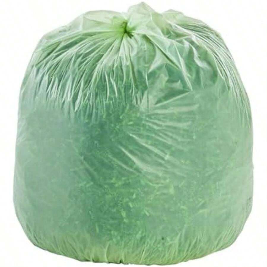 Stout by Envision E2430E85 EcoSafe-6400 Bolsas compostables, Verde,(13 Gallon 24" x 30") - Multicolor - Ver 1