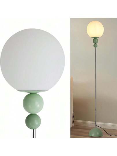 Alpinaluz "LOKE" E27 Vloer Lamp Multi Ball Opaque Wit Sphere