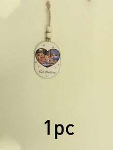 LICVIC Custom Christmas Decorations, Personalized Christmas Tree Decorations, Customized 1-4 Photos Ornaments, Customizable Text Christmas Decor, Boys, Girls - Style a - View 14