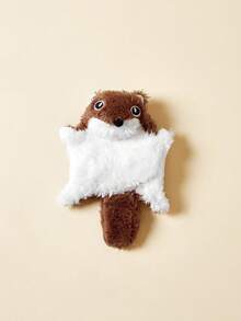 PETSIN Juguete de peluche de ardilla con chillador - Peluche súper suave para gatos y perros, juguete interactivo para masticar para aliviar el aburrimiento, regalos lindos para amantes de las mascotas (1 pieza) - Multicolor - Ver 11