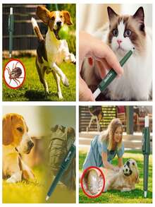 Pet Flea-Killing Pen - Portable Dog Flea And Tick Remover - Pet Grooming Supplies - Dog Hair Removal Tool - Disassembly Kit - Multicolor - View 7