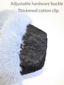 1 pieza Gorro de invierno con orejeras grueso y esponjoso, gorra con orejeras cálida para exteriores - Multicolor - Ver 4