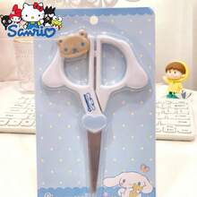 1pc Authentic Sanrio Cartoon Cute Hello Kitty, Pompompurin, Kuromi Handmade Stationery Scissors, Suitable For Students, DIY, Office, Sewing, Arts & Crafts, Gift