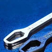Adjustable Universal Wrench Set - Self-Tightening Multi-Use Tool With Torx Bits & Quick-Release Mechanism - Perfect For Glasses, Electronics, And Household Repairs - Silver - View 6