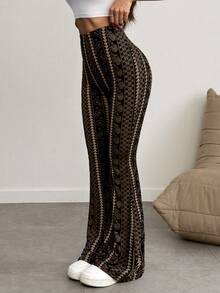 Women's Sexy Geometric Printed Casual Leggings