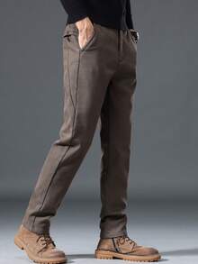 Men Pants - Brown - View 3