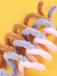 1根18毫米超长毛绒工艺棒，珊瑚色毛绒DIY花束，适合制作手工狗狗礼物，多色蓬松枝条，圣诞节和生日礼物，动物工艺品制作，浓密毛绒工艺纱线，多色手工礼物 - 長度1M - 查看 7