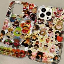 New Cartoon Cute Monchhichis Phone S25 S24 S23 S22 S21 S20 Note10 FE Ultra Plus 5G Back Cover.Accessories. - QN-289QN42501A1 - View 7