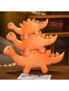 卡通恐龙玩偶毛绒玩具三角龙长颈龙玩偶恐龙卡通可爱毛绒玩偶儿童生日礼物 - 彩色 - 查看 2