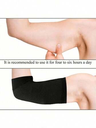 1 双塑形袖套，弹性手臂压缩塑形套，环绕式手臂塑形健身套，适合女性/女孩，减肥，户外，运动，旅行，居家，办公，学校+冬季装备+手套熊+圣诞节