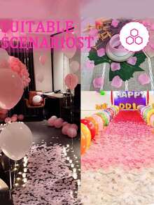 2000 cánh hoa hồng giả không dệt phong cách lãng mạn, cánh hoa hồng nhân tạo, hoa rải thủ công lãng mạn thích hợp cho tiệc cầu hôn, trang trí ngày lễ tình nhân, trang trí đám cưới và trang trí phòng, trang trí kỷ niệm, trang trí ngày của mẹ, trang trí tiệc theo chủ đề tốt nghiệp, trang trí nhà cửa, trang trí cảnh, trang trí tiệc lễ tốt nghiệp - Nhiều màu - Xem 4