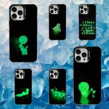 Funda de Teléfono Verde S- Linda para 17,16,15,14,13,12,11,Pro,MAX Cubierta Blanca Mate a Prueba de Golpes - Z1 - Ver 1