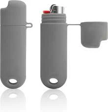 2pcs Waterproof Lighter Cover Holder, Lighters Sleeve Type J6 Outdoor Anti-Drop Protective Lid Lighters, Silicone Protector Sleeve Pack Compatible With Accessories (Light Green) - Màu xám đen - Xem 8