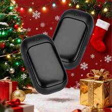 Portable Twin Hand Warmers, Magnetic Detachable Design, 2-In-1 For Double The Warmth, 3 Adjustable Settings, Minimalist Style, Sold Single Or In Pairs. Winter Warmth, Available In Black, Pink, And White. - A - View 1