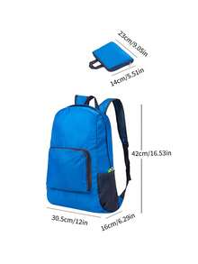 Foldable Backpack Waterproof Travel Bag Lightweight Large Capacity Sport Bag Portable Storage Bag Women Men For Sports Fitness Exercise Outdoor Riding Hiking Travel Fishing Vacation Travel Camping Essentials Equipment Hiking Accessories - Multicolor - View 10