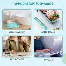 Mouthwash Travel Size Portable Packets To Go, Alcohol &Amp; Fluoride Free Fresh Mint MouthwashStrips For Superior Oral Hygiene,30 Individual Disposable Mouthwash Packs(Pack Of 30) - ColorA - 查看 6