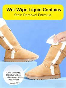 Multi-Purpose Suede And Snow Boot Cleaning Wipes, Suitable For Cleaning Suede And Snow Boots In Autumn And Winter. These Wipes Provide Care And Color Enhancement Without The Need For Washing. Perfect As A Holiday Gift For Family And Friends, Or As A Christmas Gift, Christmas Decoration, Or New Year's Gift. (New And Old Styles Will Be Shipped Randomly.)