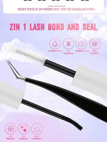 New Lashes Short Fairy Venus With Invisible Band Lashes Wispy Lash Clusters Individual Lashes 8-14MM Natural Lashes WaterProof For Girls Clusters DIY Cluster Eyelash Extensions For Beginners Long Lasting Manga Makeup Cosmetic Springtok - 短花草套裝 8-14mm(黑膠) - 查看 11