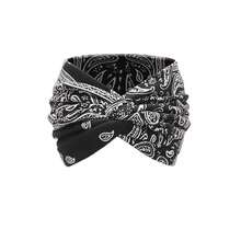 1 cái/6 cái Băng đô thể thao nữ cỡ lớn họa tiết Paisley phong cách Bohemian, băng đô co giãn kiểu đan chéo dành cho yoga, thích hợp cho các hoạt động thể thao ngoài trời, đi bộ đường dài, du lịch, leo núi, phụ kiện tóc hàng ngày cho nữ. - Nhiều màu - Xem 6