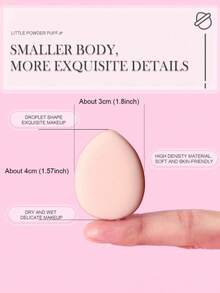 5pcs Beauty Box Of Mini Air Cushion Powder Puff Thumb Shaped Makeup Sponge For Applying Around Nose & Eye Area Ladies' Makeup Tool Random Color,Cheap,Stocking Stuffers,Makeup,Makeup Tools,Cheap Stuff,Gifts,Gifts For Women,Christmas Gifts - Multicolor - View 3