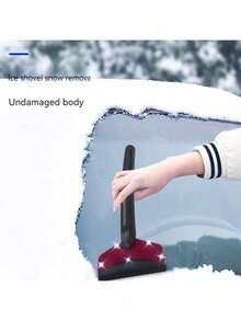 Schneeschaufel mit Strass Auto Zubehör, Auto Fenster Eiskratzer, Winter Schneeentfernungs-Kratzer, Scheiben-Enteisungswerkzeug