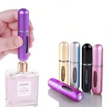 1pc 5ml Black Refillable Perfume - Travel-Size Refillable Perfume Spray Bottle A Portable Mini Empty Perfume Bottle, Ideal For Carrying When Going Out Suitable For Personal Use Or Gifting - màu đen - Xem 2
