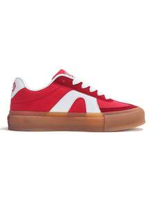 Jifffly Original T-Shaped Retro Casual Versatile Gift Box Low-Top Thick Sole Unisex Sneakers - Red - View 3