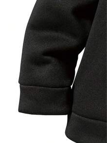 WILL TRADE SISTER FOR ROBUX Children's Casual Long Sleeve Hoodie Hooded Hoodie Suitable For Autumn And Winter Festivals, Mom's Love Sports Top Fashion Printed Children's Clothing Hoodie European And American Style Popular Elements American Children's Youth Student Party Special Clothing 5-14 Year Old Children's Boys And Girls Suitable For 110-160 Cm Height Hoodie The Best Gift For Children - 黑色 - 查看 5