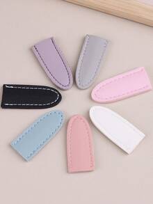 Estuche protector de cuero para cortaúñas, funda portátil para tijeras, adecuado para diferentes tijeras, pinzas, cortaúñas y otras herramientas, para almacenamiento y protección, aplicable para uso en salón de manicura y hogar - Multicolor - Ver 8