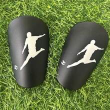 Best-Selling New Black & White Soccer Player Shin Guards, Available In XS/S Sizes, Made Of Material, Wear-Resistant, Anti-Slip, Shock-Absorbing, Essential Gear For Various Sports Environments