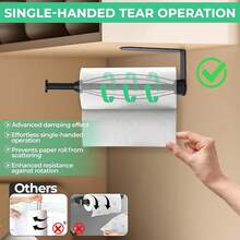 Kitchen Paper Towel Holder - Black - View 5