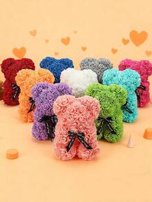 Gấu bông hoa hồng lãng mạn, được làm thủ công với hình dáng độc đáo và những bông hoa hồng trông như thật, tạo nên không gian lãng mạn, lý tưởng làm quà tặng Ngày Valentine, kỷ niệm và đám cưới, hoàn hảo để trang trí nhà cửa, phòng ốc và các dịp đặc biệt, món quà tuyệt vời nhất dành cho người yêu, bạn đời, bạn bè và gia đình, quà tặng Ngày của Mẹ, quà tặng cho mẹ. - Nhiều màu - Xem 3