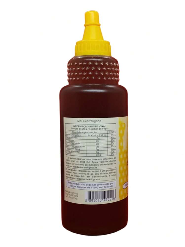 Honeybee Mel Puro - Bisnaga 1 Kg - Várias Floradas - Apiário