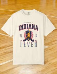 Indiana Women's Basketball Shirt, Colors Women's Sports Tshirt, Bball Fan Graphic Tee - White - View 1