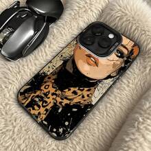 Funda de Teléfono Transparente con Diseño de Mujer y Estampado de Leopardo para  14 Pro Max  13 Pro  Galaxy S23 Ultra S22 Plus, Regalo Ideal para Todas las Temporadas - Plateado - Ver 5