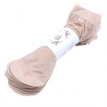 1/5/10/20 pares de medias de seda para mujeres en verano, calcetines cortos ultrafinos, anti-enganches, resistentes al desgaste, dispensables, antideslizantes, invisibles, calcetines transparentes de color carne