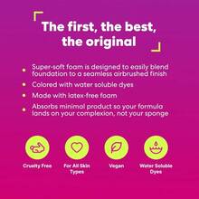 KKXY ®  Pink  Makeup Onge -Soft Foam Easily B Foundans Powders And Creams Made In USA Reusable Washable Streak Free Applican Vegan Cruelty Free - 彩色 - 查看 5