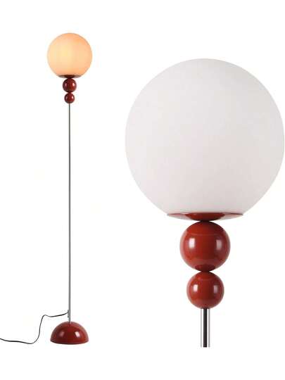 Alpinaluz "LOKE" E27 Vloer Lamp Multi Ball Opaque Wit Sphere