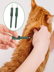 Pet Flea-Killing Pen - Portable Dog Flea And Tick Remover - Pet Grooming Supplies - Dog Hair Removal Tool - Disassembly Kit - Multicolor - View 4