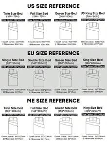 Bộ chăn ga gối đệm thêu hoa mềm mại và thoải mái 3 món, thoáng khí 100% polyester, khóa kéo bốn mùa, có thể giặt bằng máy, cỡ đôi/toàn bộ/quý bà/vua - Bộ đồ giường phòng ngủ (Không bao gồm ruột chăn) - trắng - Xem 4