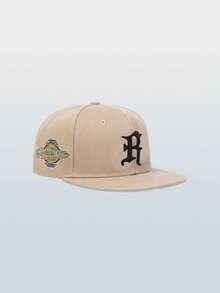1 pieza Gorra de béisbol ajustable con bordado de letra R, unisex, gorra casual tipo snapback para deportes al aire libre, viajes y correr (disponible en varios colores) - Multicolor - Ver 16
