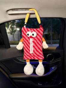 Hộp đựng khăn giấy treo tường hình quái vật hoạt hình, phụ kiện trang trí nội thất ô tô - Nhiều màu - Xem 8