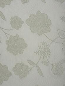 1 pieza Panel de cortina transparente decorativa de estilo pastoril y soñador - Flores verdes - Ver 6