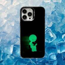 Funda de Teléfono Verde S- Linda para 17,16,15,14,13,12,11,Pro,MAX Cubierta Blanca Mate a Prueba de Golpes - Z1 - Ver 4