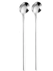 5件套咖啡浓缩咖啡勺、不锈钢搅拌勺、茶匙、长柄冰茶勺、冰淇淋勺、甜点勺、餐具，适用于家庭休闲、学校、公司、餐厅厨房、派对晚宴； - 彩色 - 查看 13