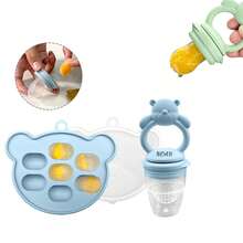 Personalized Baby Feeding Supplies - Bib, Plate, Bowl, Cup, Fork & Spoon, Teether, Food Freezer Tray - Multicolor - View 7