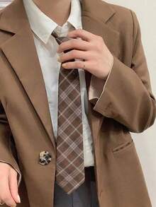 1pc Women's Tie, Korean/Japanese Style, Casual, Suitable For School Uniform Accessories